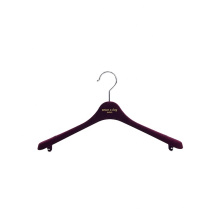 custom velvet hanger anti-slip luxury bridal gown wedding dress hanger space saving suit coat shirt clothes flocking hanger